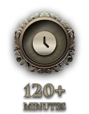 120 minutes and more