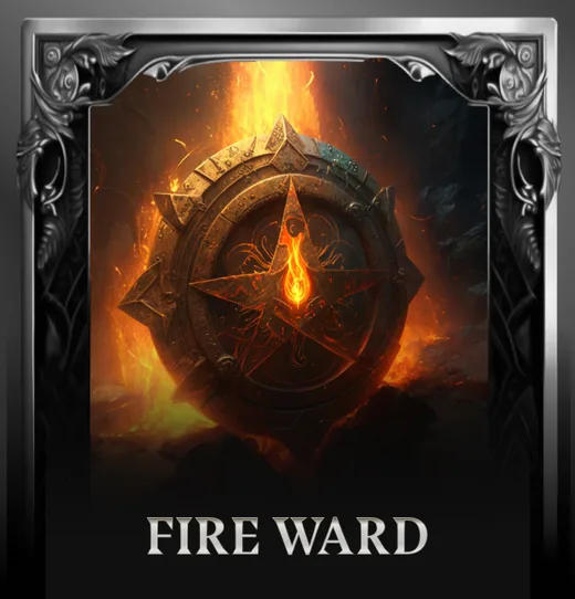 Fire Ward defense card