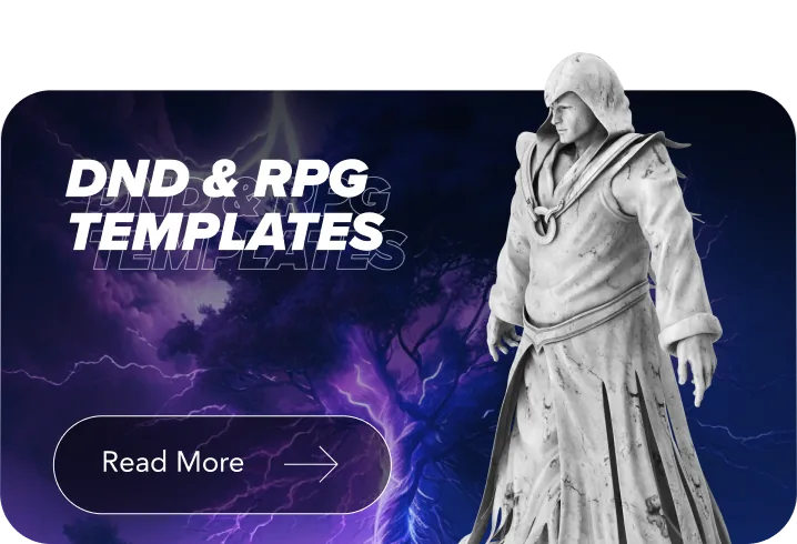 DnD and RPG templates. Read more